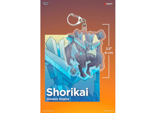 Keychain: MTG Acrylic Commanders- Shorikai, Genesis Engine