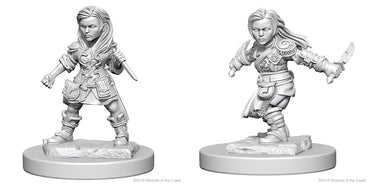Dungeons & Dragons: Nolzur's Marvelous Unpainted Miniatures - W01 Halfling Female Rogue