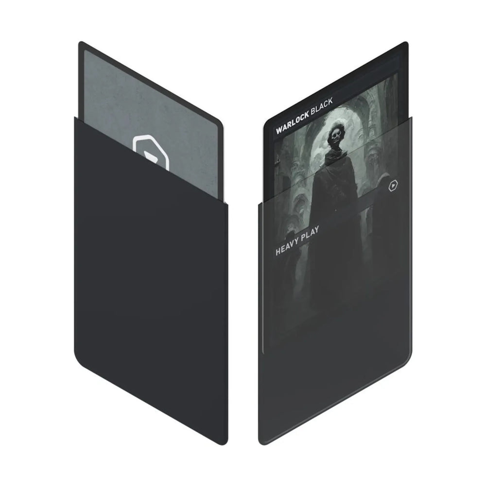 Heavy Play: CURV Standard Size Card Sleeves - Warlock Black