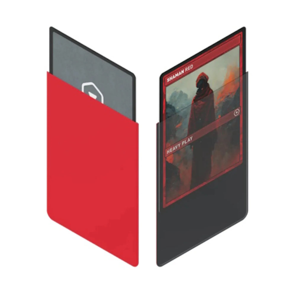 Heavy Play: CURV Standard Size Card Sleeves - Shaman Red