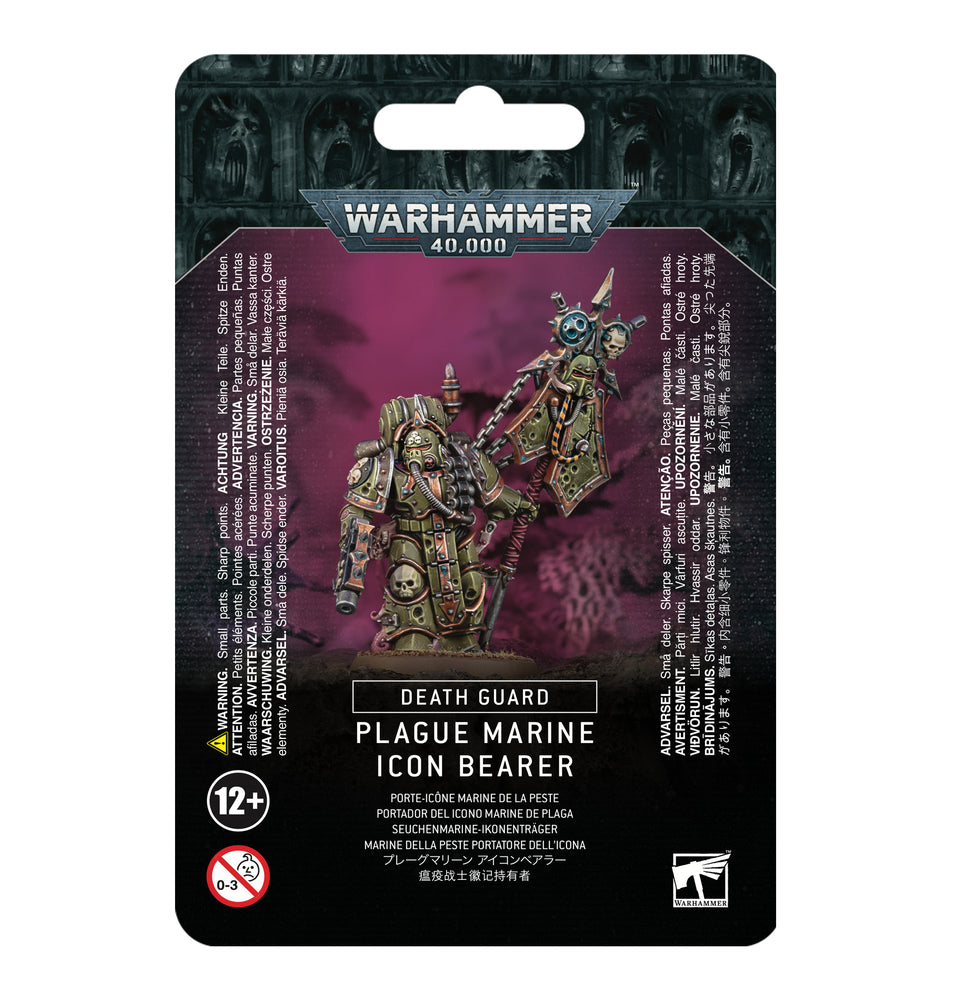 Death Guard: Plague Marine Icon Bearer
