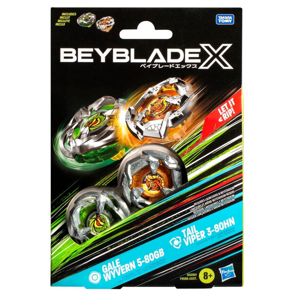Beyblade: X: 2-Pack (Gale Wyvern & Tail Viper)