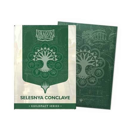 Dragon Shield Standard Size Card Sleeves(100): Guildpact Series - Selesnya Conclave