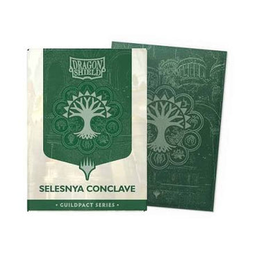 Dragon Shield Standard Size Card Sleeves(100): Guildpact Series - Selesnya Conclave