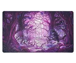 Arcane Fortress Stained Glass Playmat: Decaying Swamp
