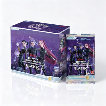 K-Pop Demon Hunters: Collectible Cards: Classic Edition 001 Booster Display