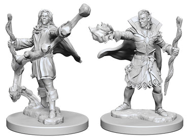 Pathfinder Deep Cuts Unpainted Miniatures: W01 Elf Male Sorcerer