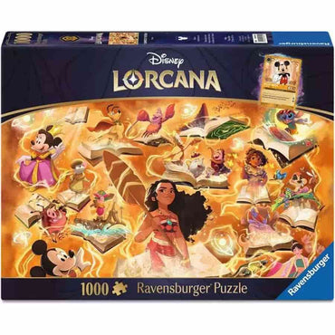 Disney Lorcana: Glimmers Of The Realm Puzzle: Amber (1000PC)