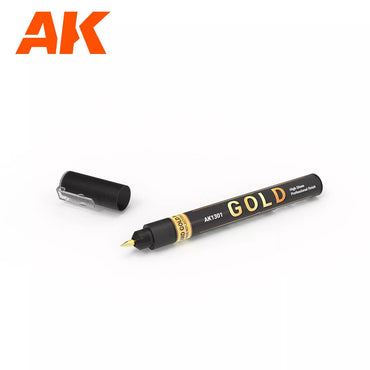 AK  Metallic Liquid Marker Gold 1mm