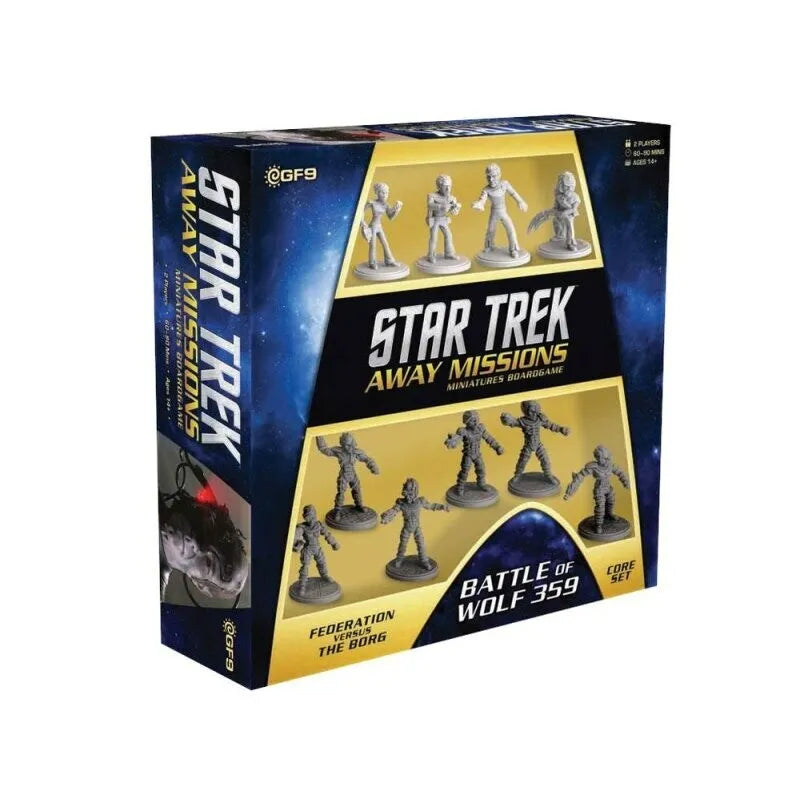 Star Trek Away Teams Starter Set: Wolf 359 (Federation: Riker +3 vs Locutus +5)
