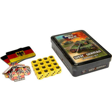 West German Gaming Set (WWIII x20 Tokensx2 Objectivesx16 Dice)