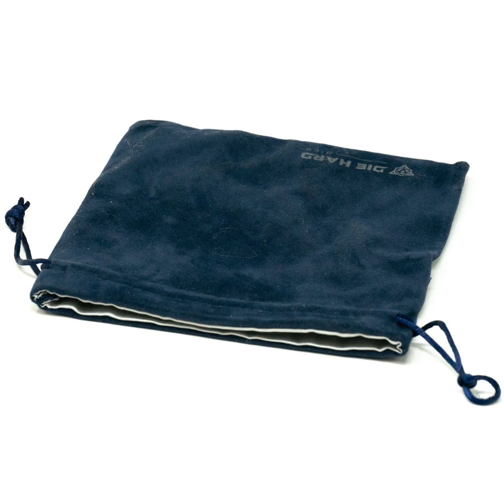 Die Hard: Velvet Dice Bag - Medium Navy Blue