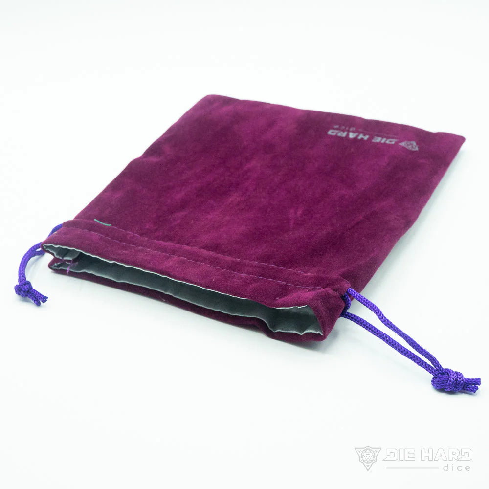 Die Hard: Velvet Dice Bag - Medium Purple