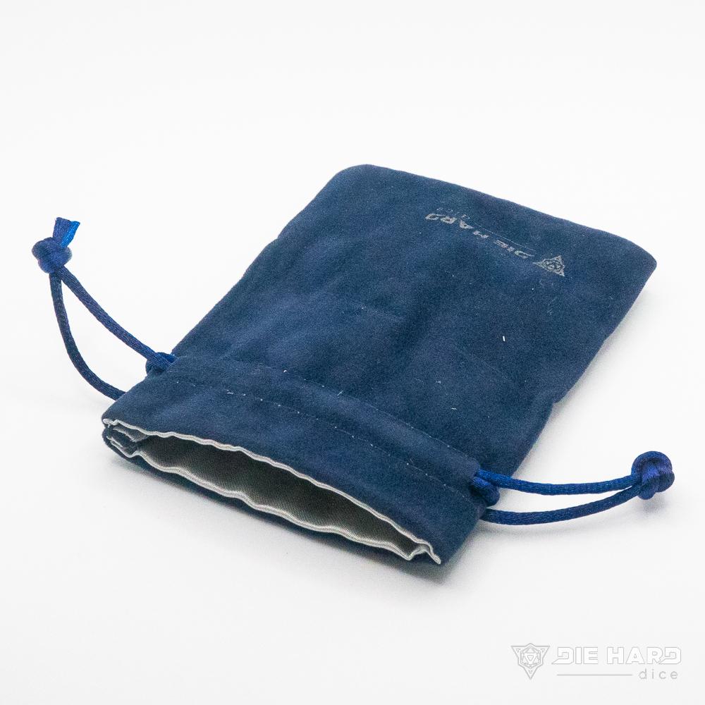 Die Hard: Velvet Dice Bag - Small Navy Blue