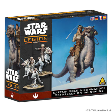 Star Wars Legion Captain Solo & Commander Skywalker on Tauntauns