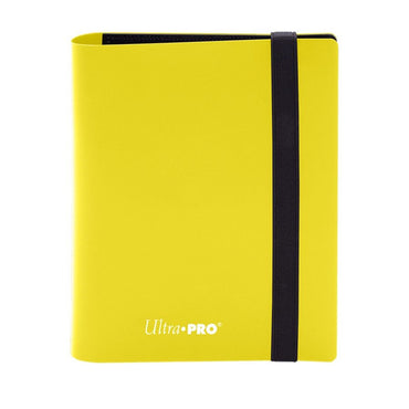 ULTRA PRO: ECLIPSE 4 POCKET PRO-BINDER - LEMON YELLOW
