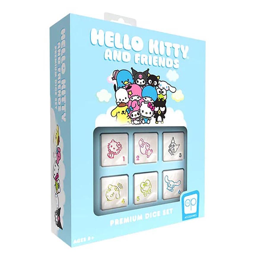 HELLO KITTY AND FRIENDS PREMIUM D6 DICE SET (6CT)