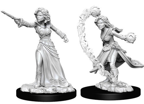 Pathfinder Deep Cuts Unpainted Miniatures: W06 Female Human Wizard