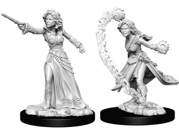 Pathfinder Deep Cuts Unpainted Miniatures: W06 Female Human Wizard