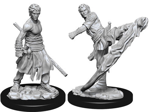 Dungeons & Dragons: Nolzur's Marvelous Unpainted Miniatures - W10 Male Half-Elf Monk