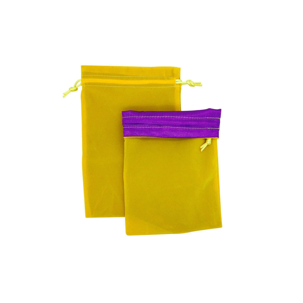 Norse Foundry - Yellow/Purple Dice Bag 5x7" Velvet