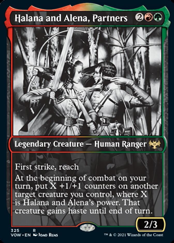 Halana and Alena, Partners (Showcase Eternal Night) [Innistrad: Crimso