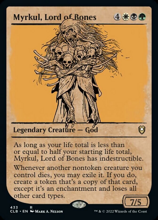 battle for baldur's gate mtg cards Commander Legends: Unboxed put X +1/+1 counters on each of up to two target creatures Myrkul, Lord of Bones (Showcase)