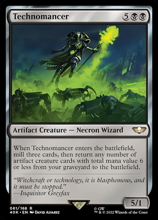 mtg necron cards Magic: The Gathering Universes Beyond: Warhammer 40,000 Commander Deck  Dynasties : Toys & Games indestructible Eternity Gate  Whenever Necron Monolith attacks Necron Warrior // Insect Double-Sided