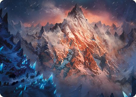 Mountain Art Card [The Lord of the Rings: Tales of Middle-earth Art Se Mountain Art Card [The Lord of the Rings: Tales of Middle-earth Art Se