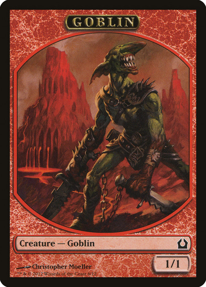 mtg goblin token cards Magic: The Gathering - Pin Pinfinity Phyrexian Goblin custom token for Magic Goblin Token [Magic Player Rewards