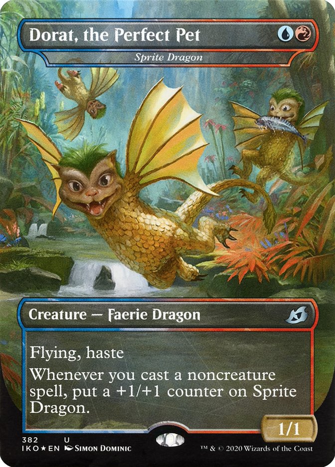 Sprite Dragon - Dorat, the Perfect Pet (Godzilla Series) [Ikoria: Lair Sprite Dragon - Dorat, the Perfect Pet (Godzilla Series) [Ikoria: Lair