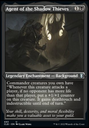 mtg black background cards Agent of the Shadow Thieves (Foil Etched) [Commander Legends: Battle f Finish:Nonfoil I will respond quickly Final fantasy Holiday products MTG Event