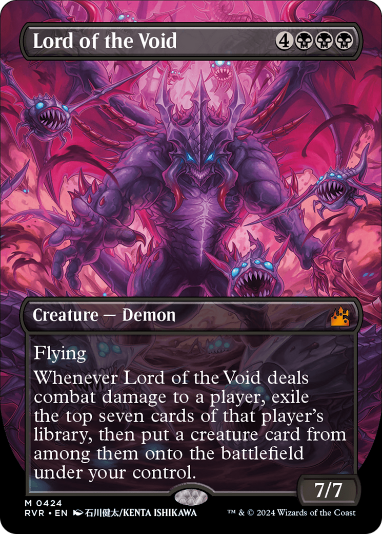 all anime borderless cards mtg Lord of the Void (Anime Borderless) [Ravnica Remastered]