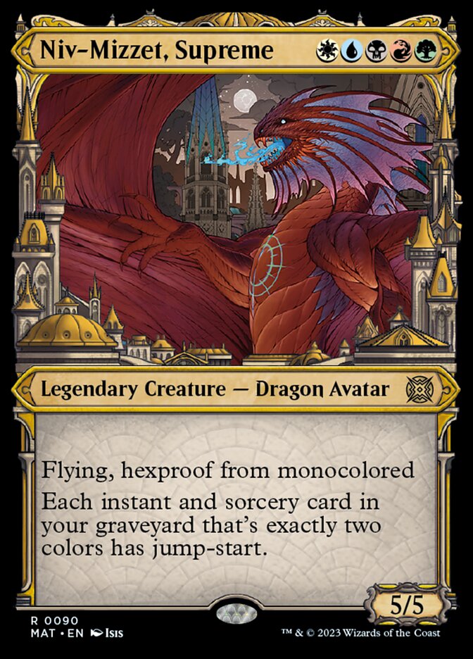 niv mizzet card sleeves Niv-Mizzet Reborn | Multiverse Legends Foil