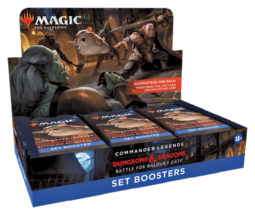 Commander Legends: Battle for Baldur's Gate - Set Booster Display