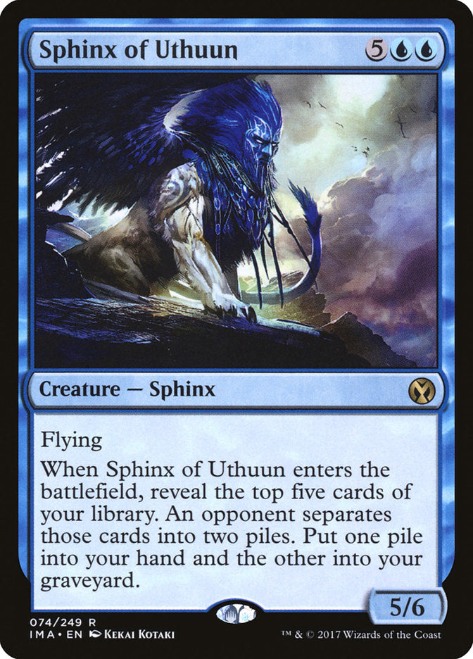 sphinx mtg cards Magic The Gathering scry 3. Mtg Altered Art Card-consecrated Sphinx