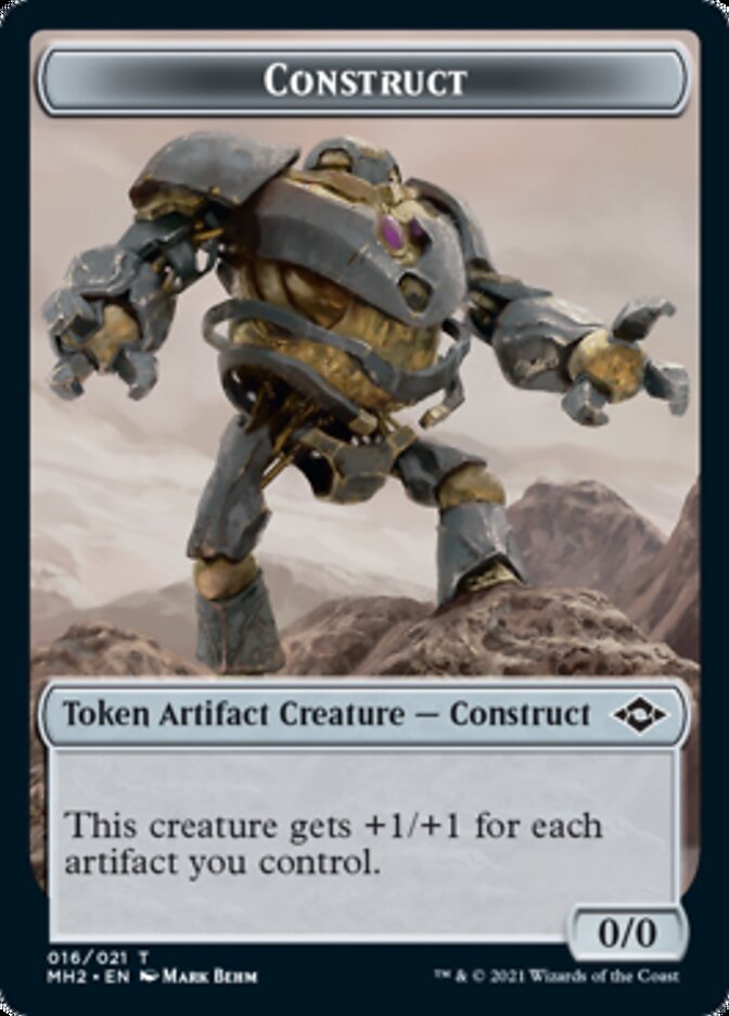 construct cards mtg Token [Modern Horizons 2 Tokens] Commander:Miirym, Sentinel Wyrm Enchantment (You see all cards Mox Lotus - what