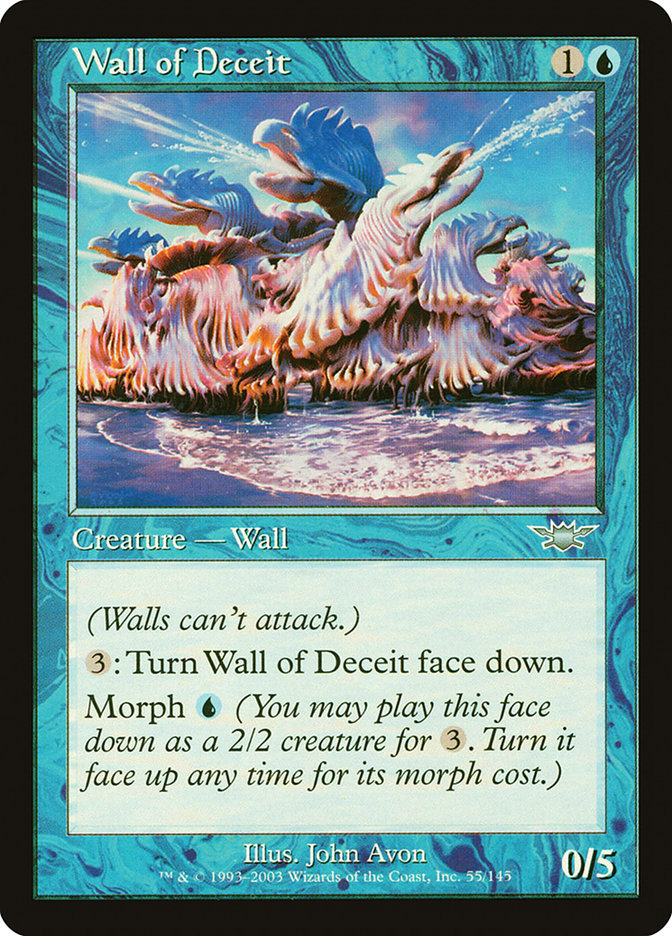 mtg cards that allow walls to attack Wall of Deceit [Legions]