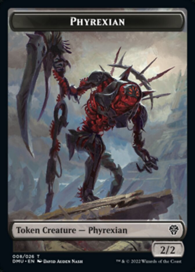 best zombie token cards mtg Phyrexian // Zombie Double-Sided Token [Dominaria United Tokens]