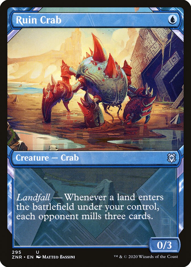 crab cards mtg Ruin Crab (Showcase) [Zendikar Rising]