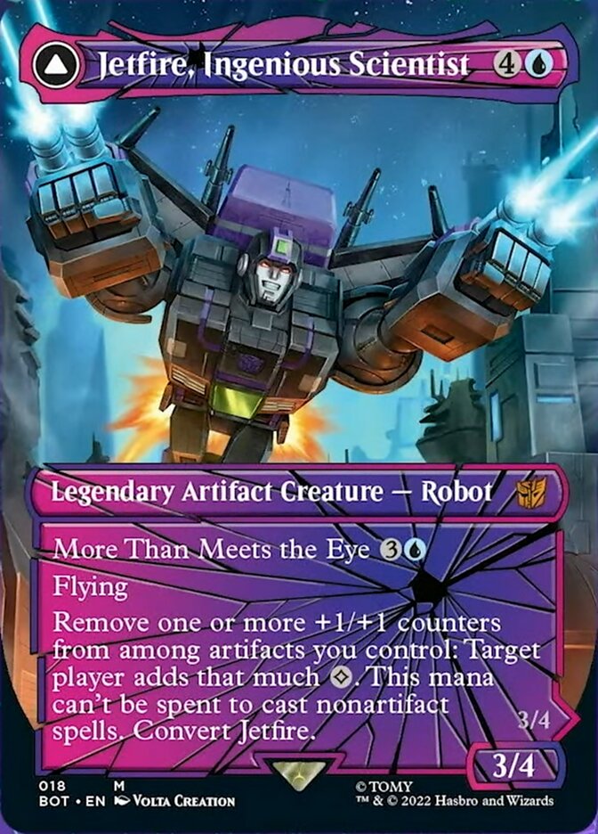 Jetfire, Ingenious Scientist // Jetfire, Air Guardian (Shattered Glass