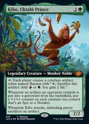 mtg monkey cards Kibo, Uktabi Prince ELITE Ape Tribal Artifact Magic Command All cards will be carefully packed for safe transit. MTG Singles (All) Tagged