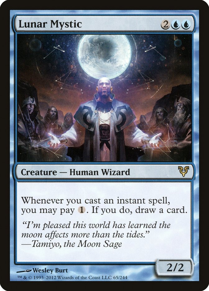 avacyn mtg cards Lunar Mystic [Avacyn Restored]