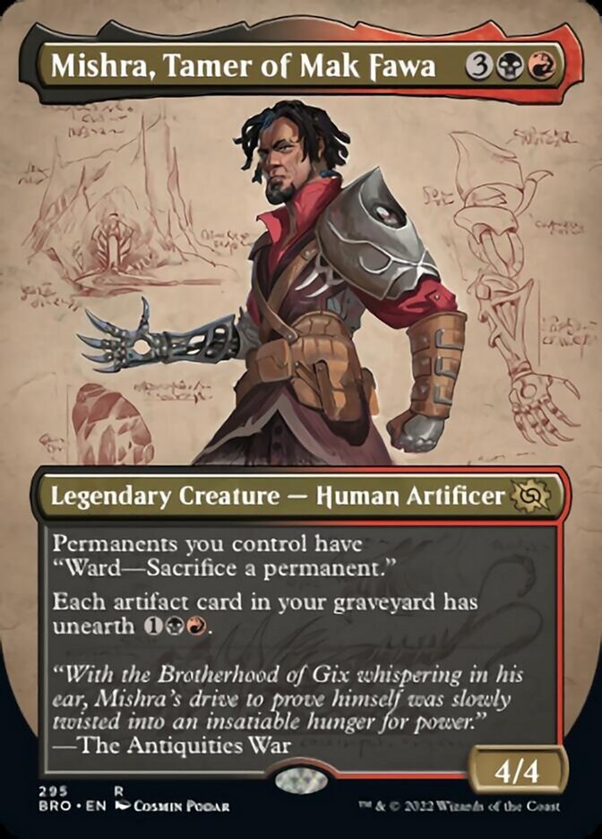 Mishra, Tamer of Mak Fawa (Borderless Alternate Art) [The Brothers' Wa