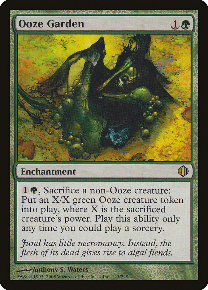 mtg shards of alara cards Ooze Garden [Shards of Alara]