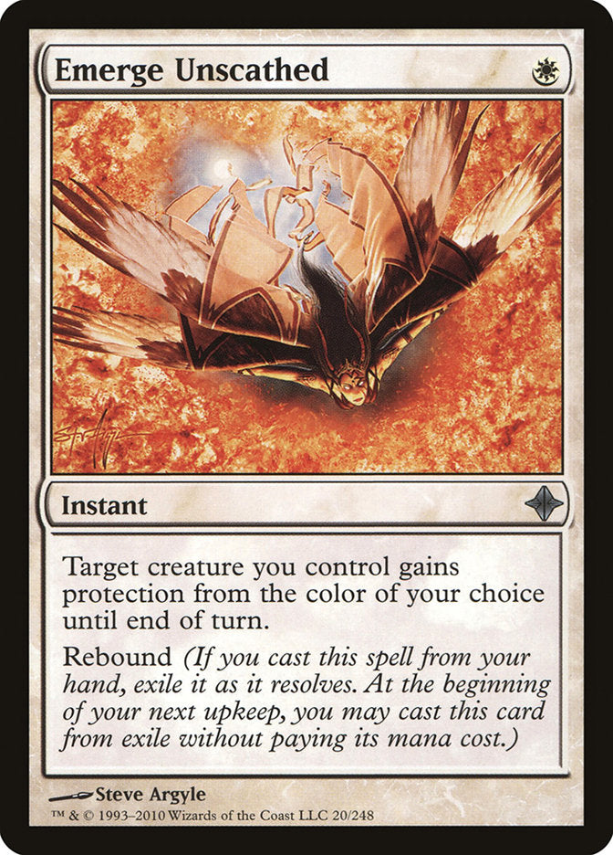 rise of the eldrazi mtg card Emerge Unscathed [Rise of the Eldrazi]