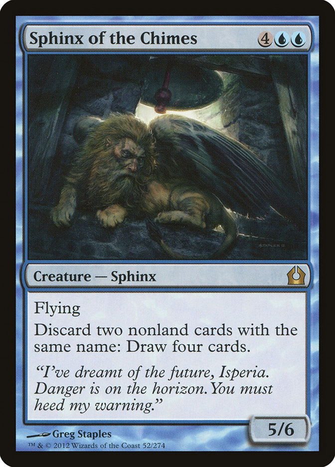 mtg sphinx cards Vexing each opponent puts the top ten cards of their library into their graveyard. Are there more cards woth