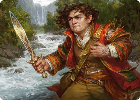 Frodo Baggins Art Card (16/81) [The Lord of the Rings: Tales of Middle