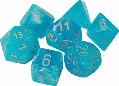 Luminary™ Polyhedral Sky/silver 7-Die Set