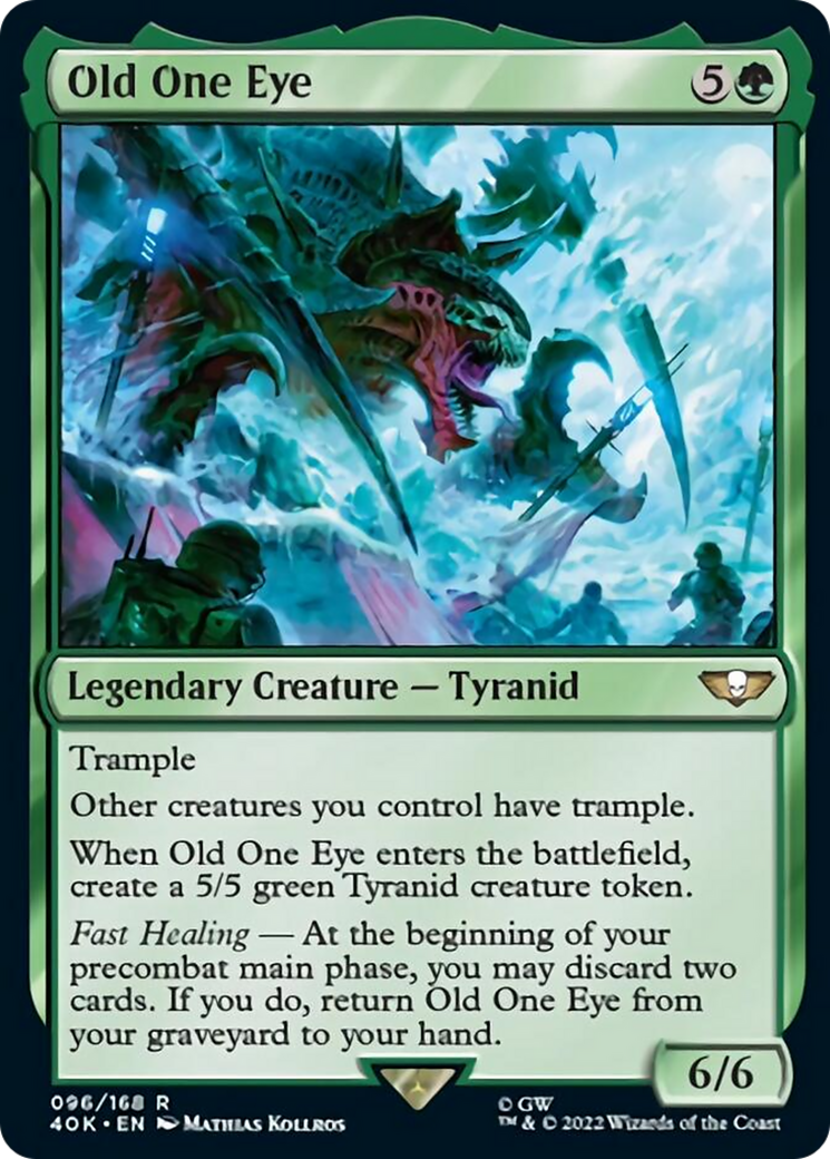 best healing cards mtg Old One Eye [Warhammer 40,000]